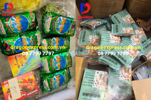 Dragon - nhận gửi đa dạng hàng hóa, thực phẩm, đồ ăn, trà, bánh kẹo