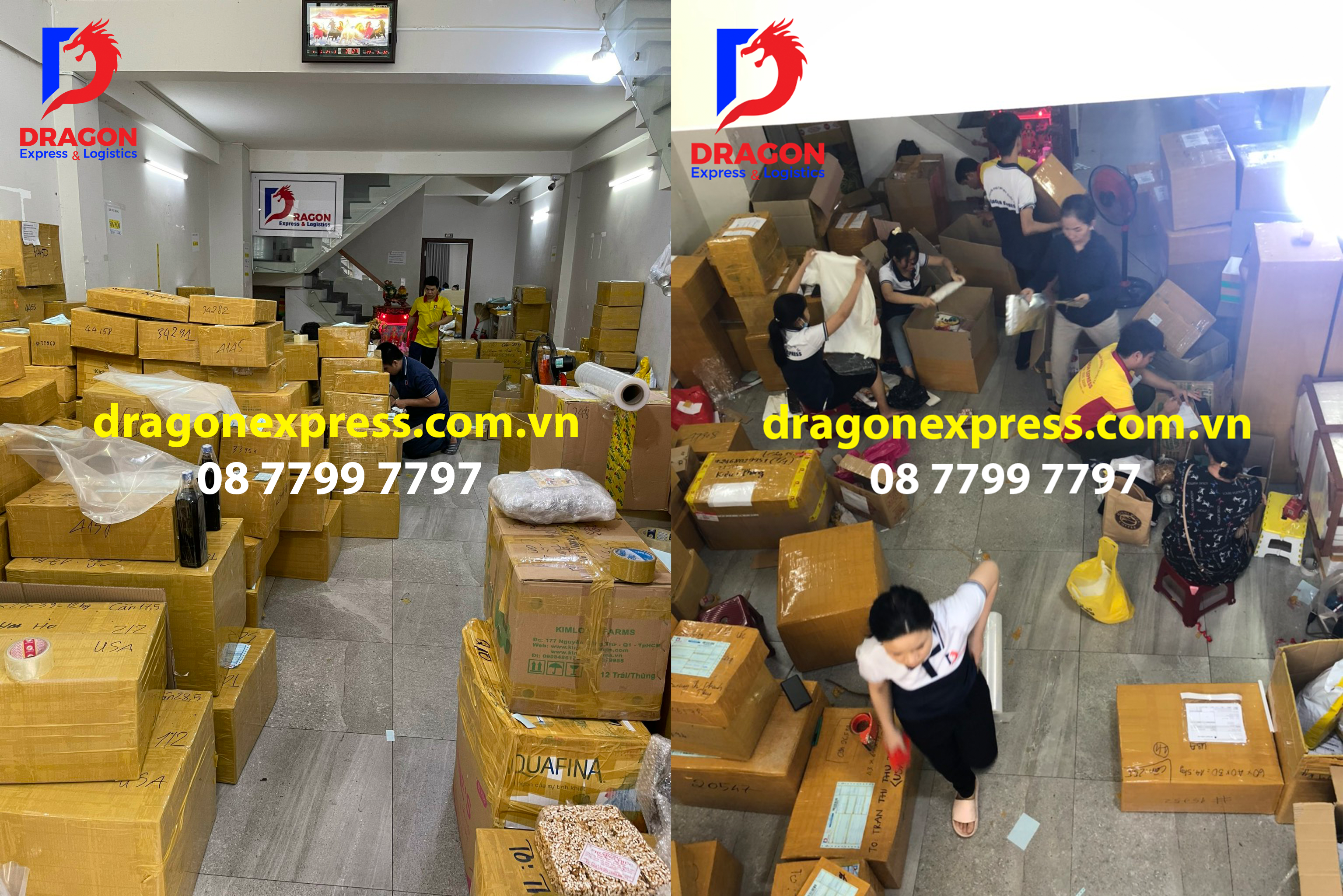 Văn phòng Dragon - Hỗ trợ đóng gói, Gia cố hàng hóa với đội ngũ chuyên nghiệp