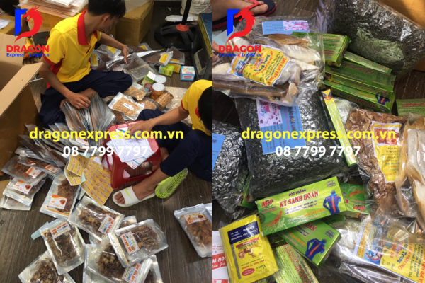 Dragon - nhận gửi đa dạng hàng hóa, thực phẩm, khô cá, khô mực, mắm,...