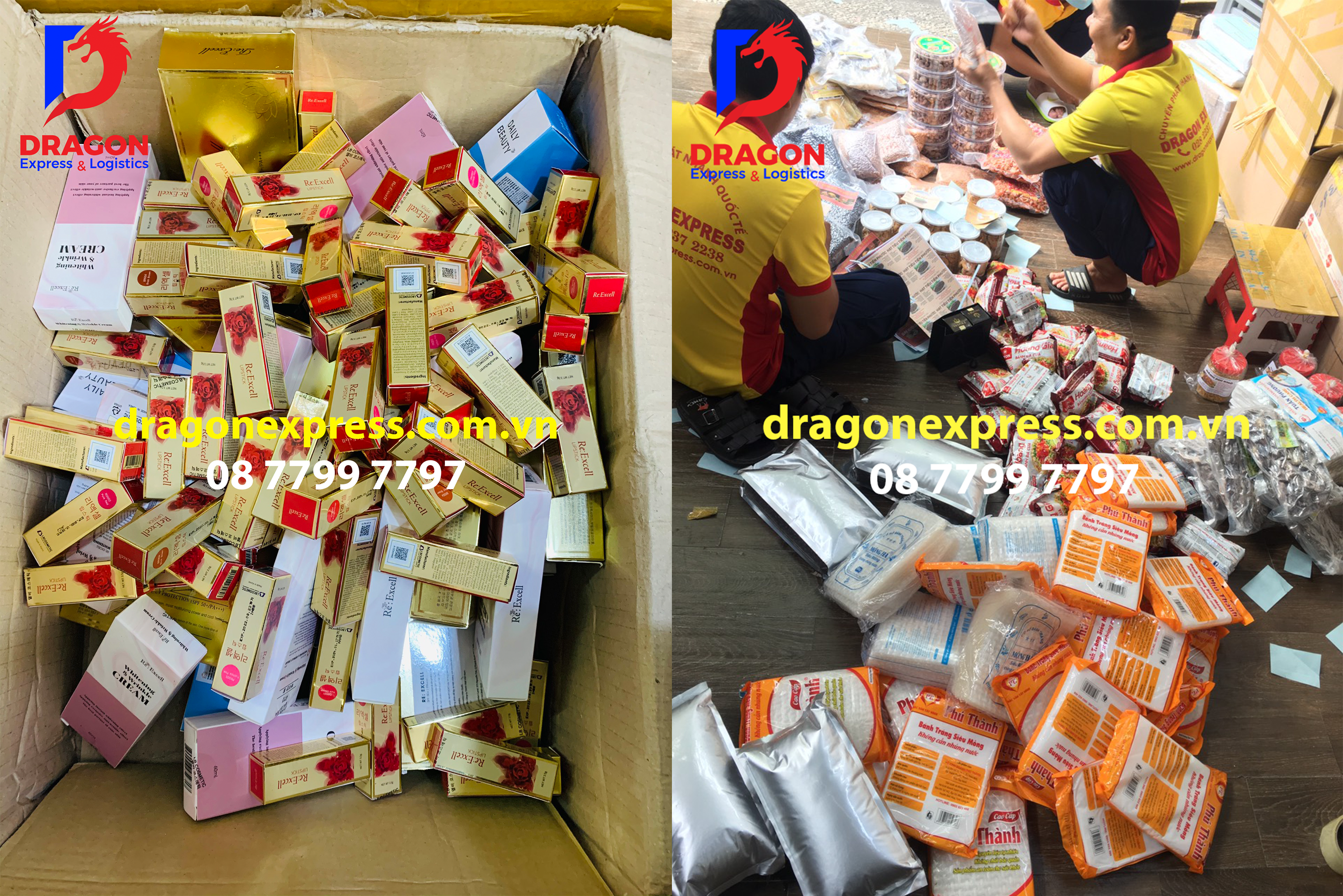 Dragon - nhận gửi đa dạng hàng hóa, mỹ phẩm, đồ ăn,..